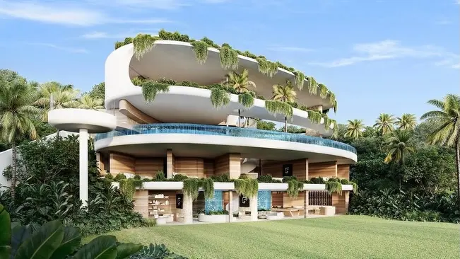 Ultra-Luxury 7-Bedroom Futuristic Triplex - Image 14