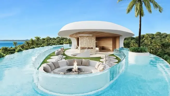 Ultra-Luxury 7-Bedroom Futuristic Triplex - Image 15