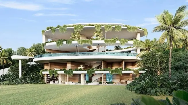 Ultra-Luxury 7-Bedroom Futuristic Triplex - Image 16