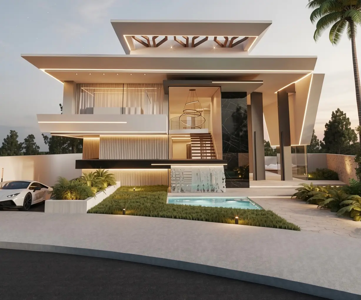 6-Bedroom Futuristic Duplex - Image 3