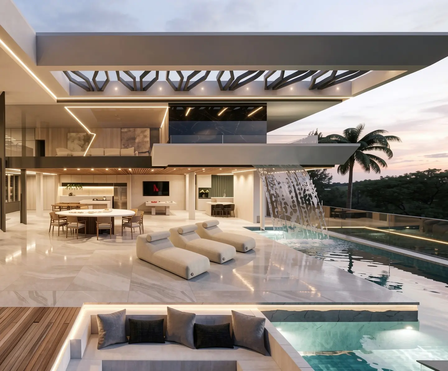6-Bedroom Futuristic Duplex - Image 4