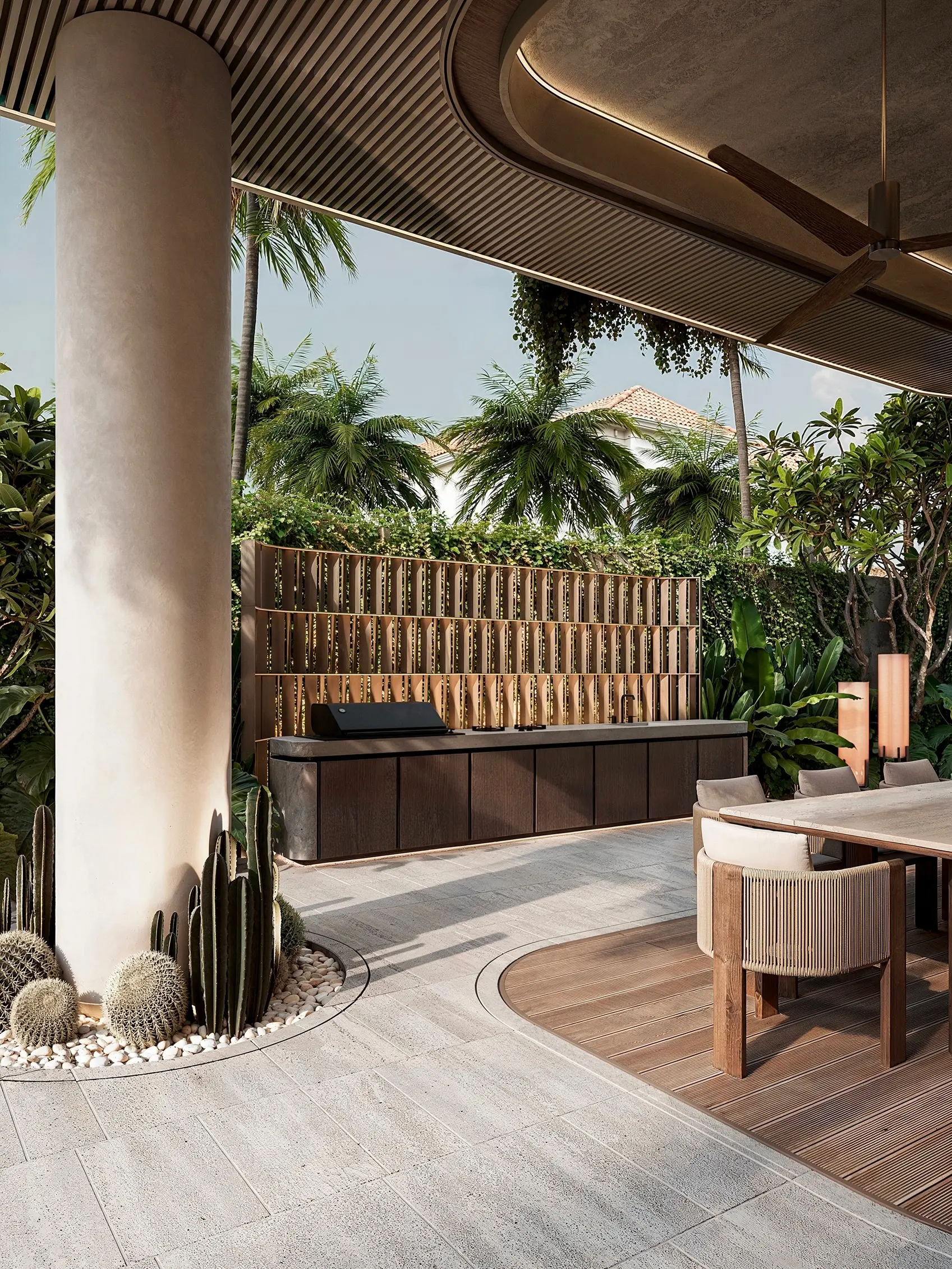 8-Bedroom Executive Triplex featuring Organic Curves & Private Grounds - Image 2