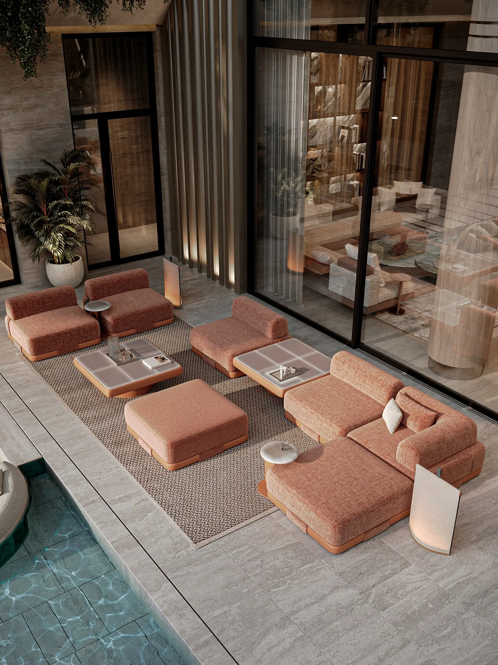 8-Bedroom Executive Triplex featuring Organic Curves & Private Grounds - Image 5