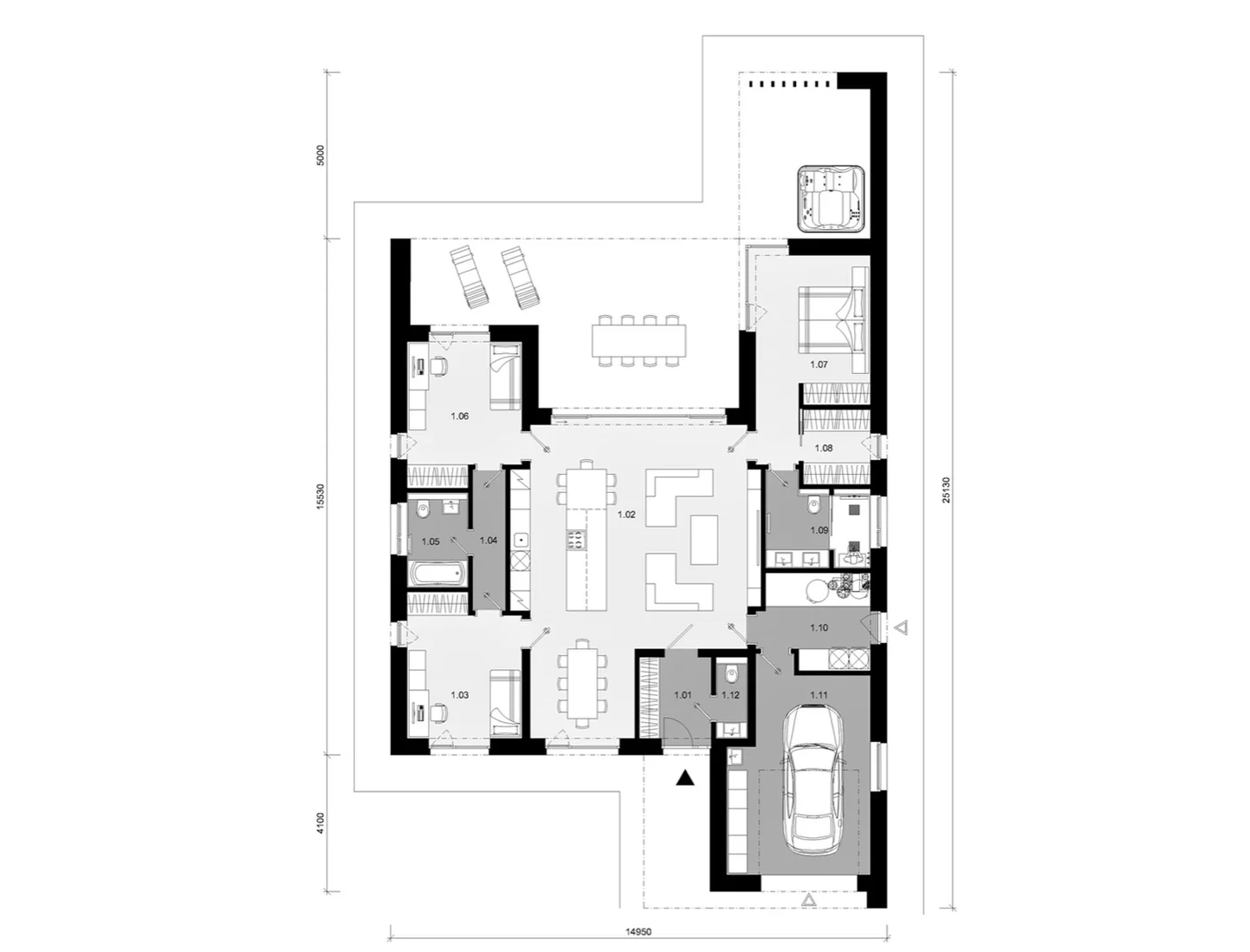 Ultra-Modern Single-Story Sanctuary - Image 3