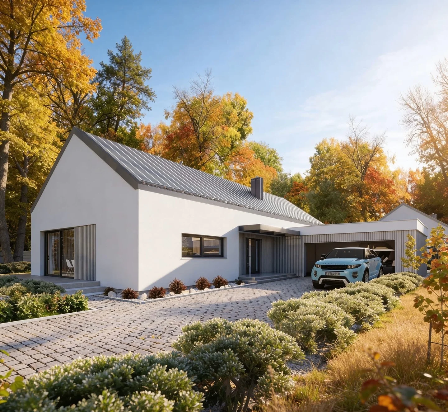 Modern Minimalist Gable Home