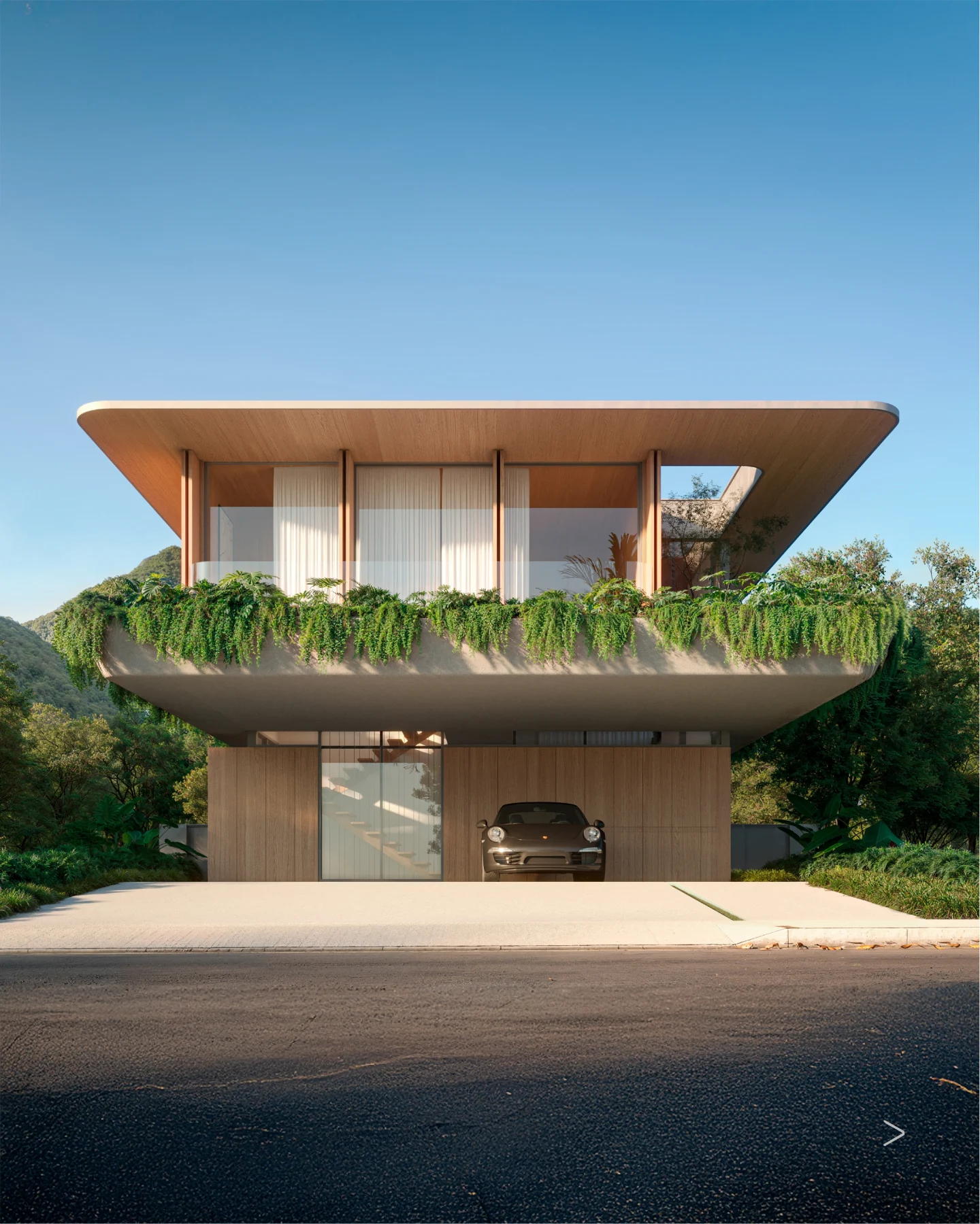 Minimalist Floating Villa