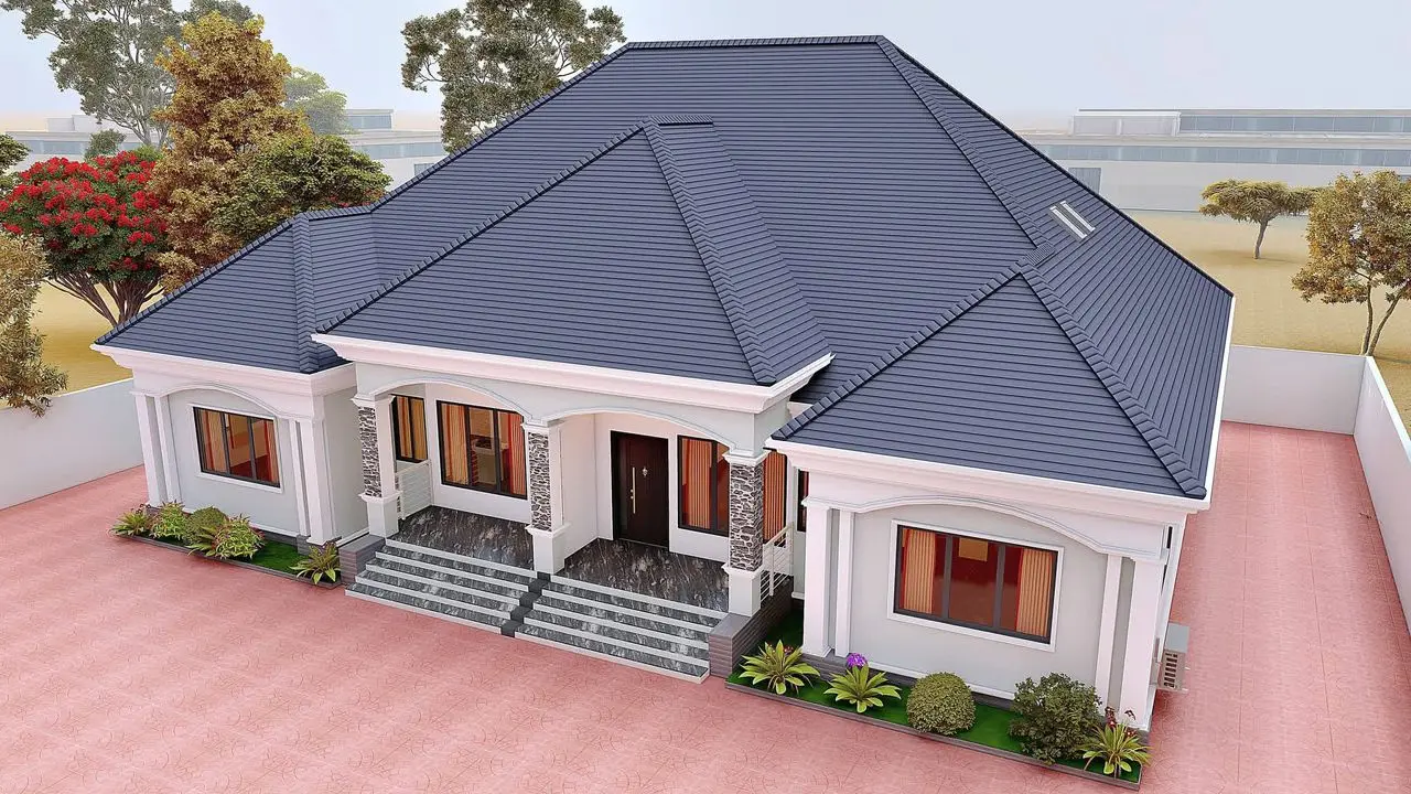 Stunning 4-Bedroom Modern Bungalow