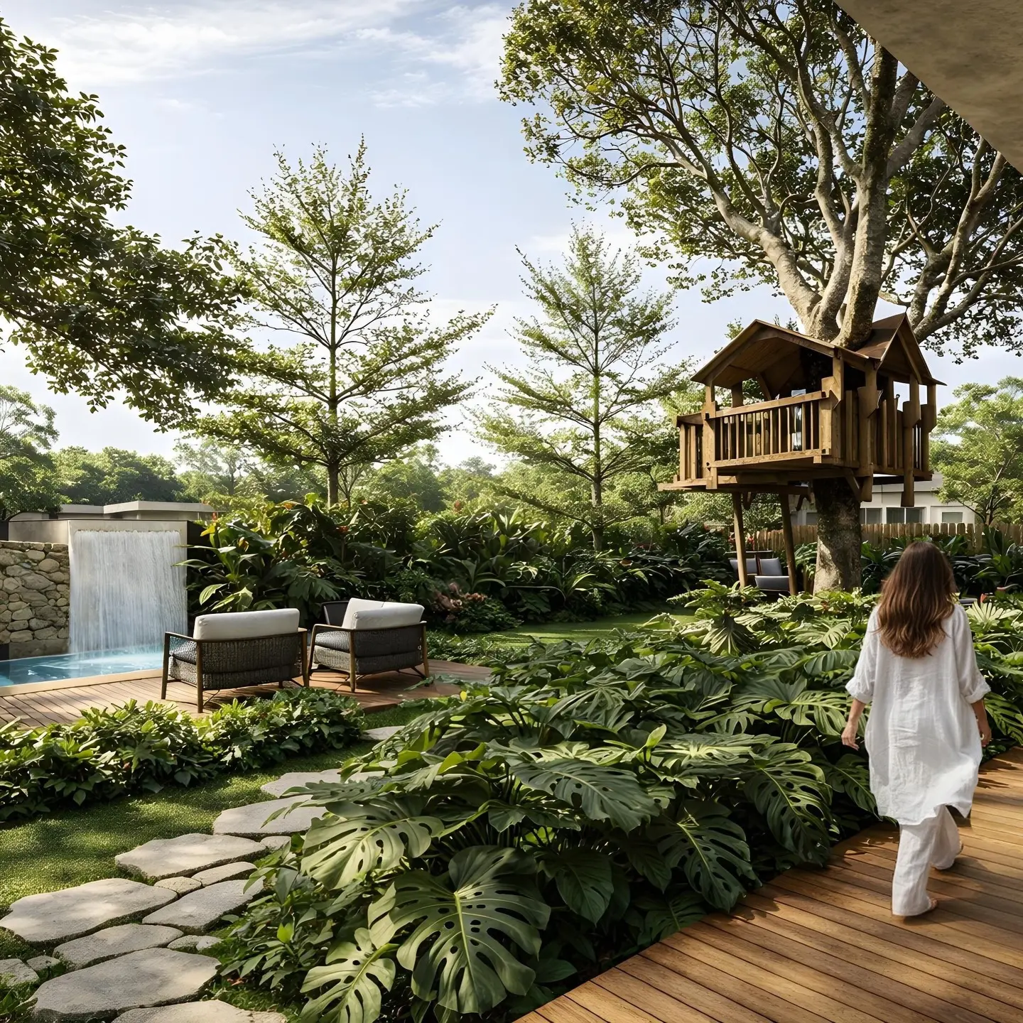 5-Bedroom Eco-Luxury Duplex with Tropical Gardens - Image 3