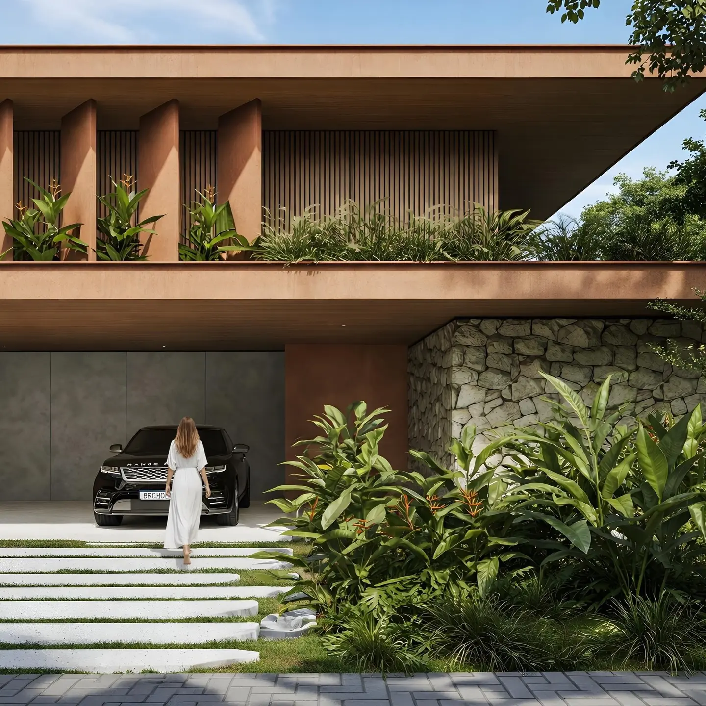 5-Bedroom Eco-Luxury Duplex with Tropical Gardens - Image 6