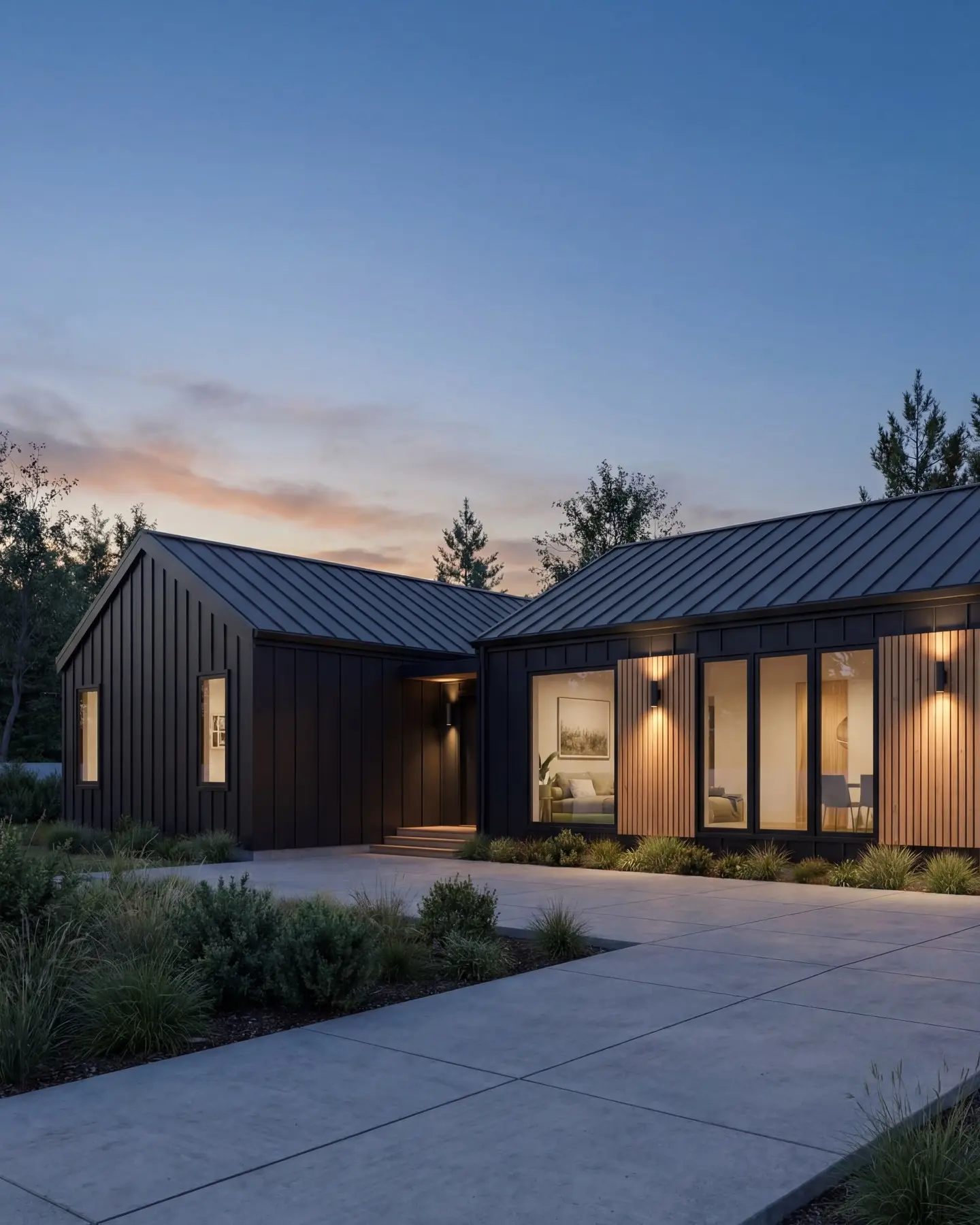 2-Bedroom Black Cabin with Designer Wood Finishes - Image 3