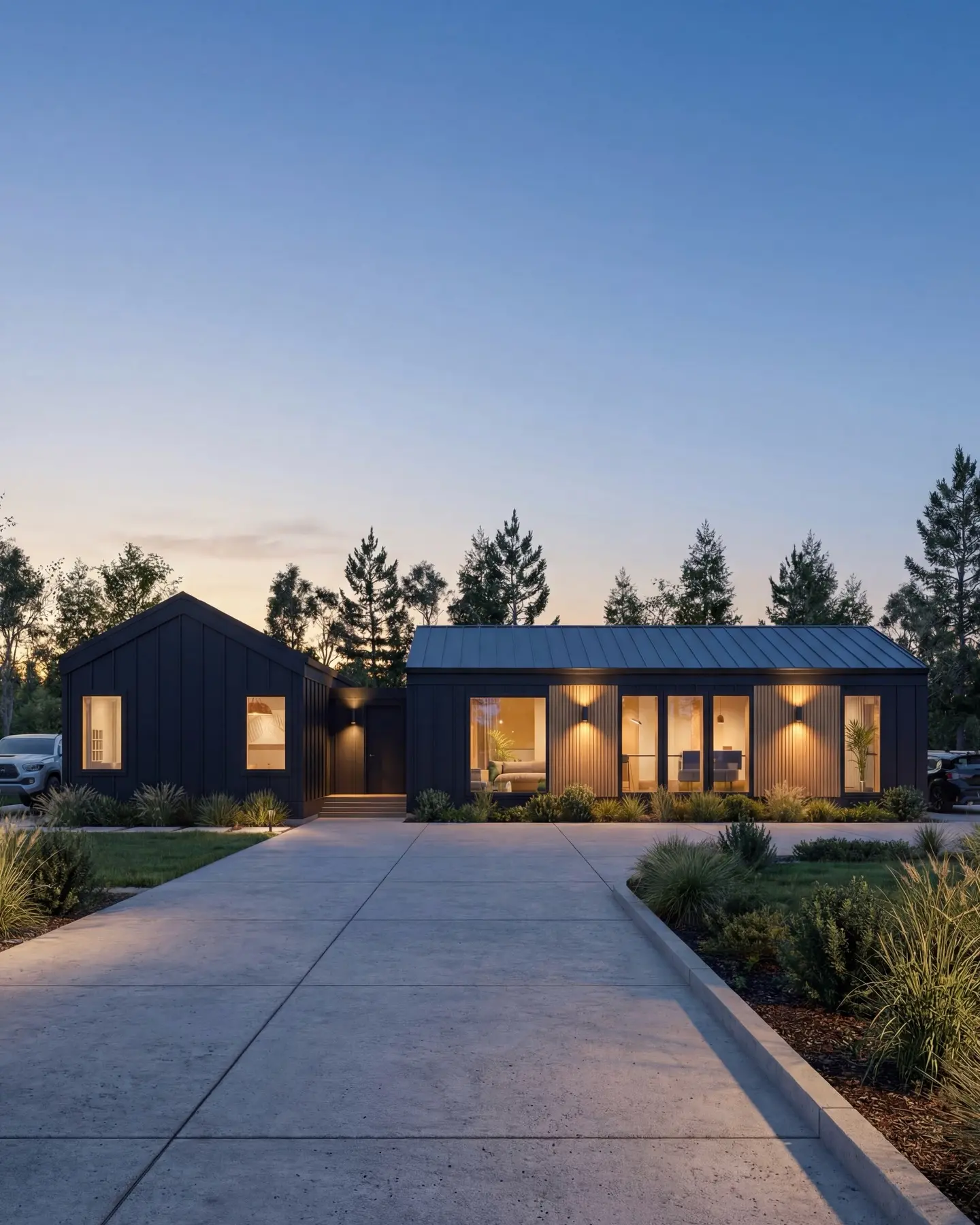 2-Bedroom Black Cabin with Designer Wood Finishes - Image 6