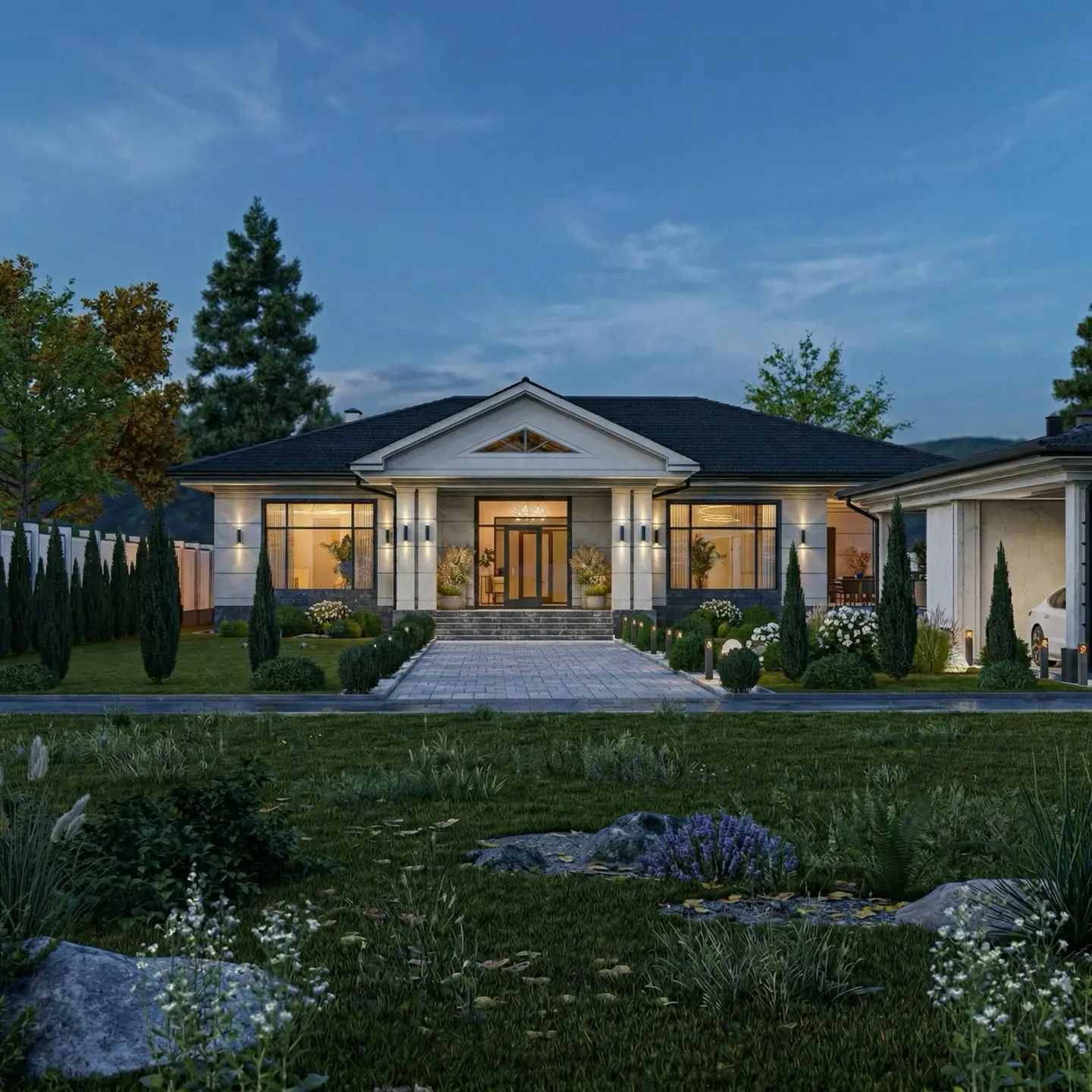 Exquisite 3-Bedroom  Bungalow – Modern Elegance with Designer Lighting - Image 2