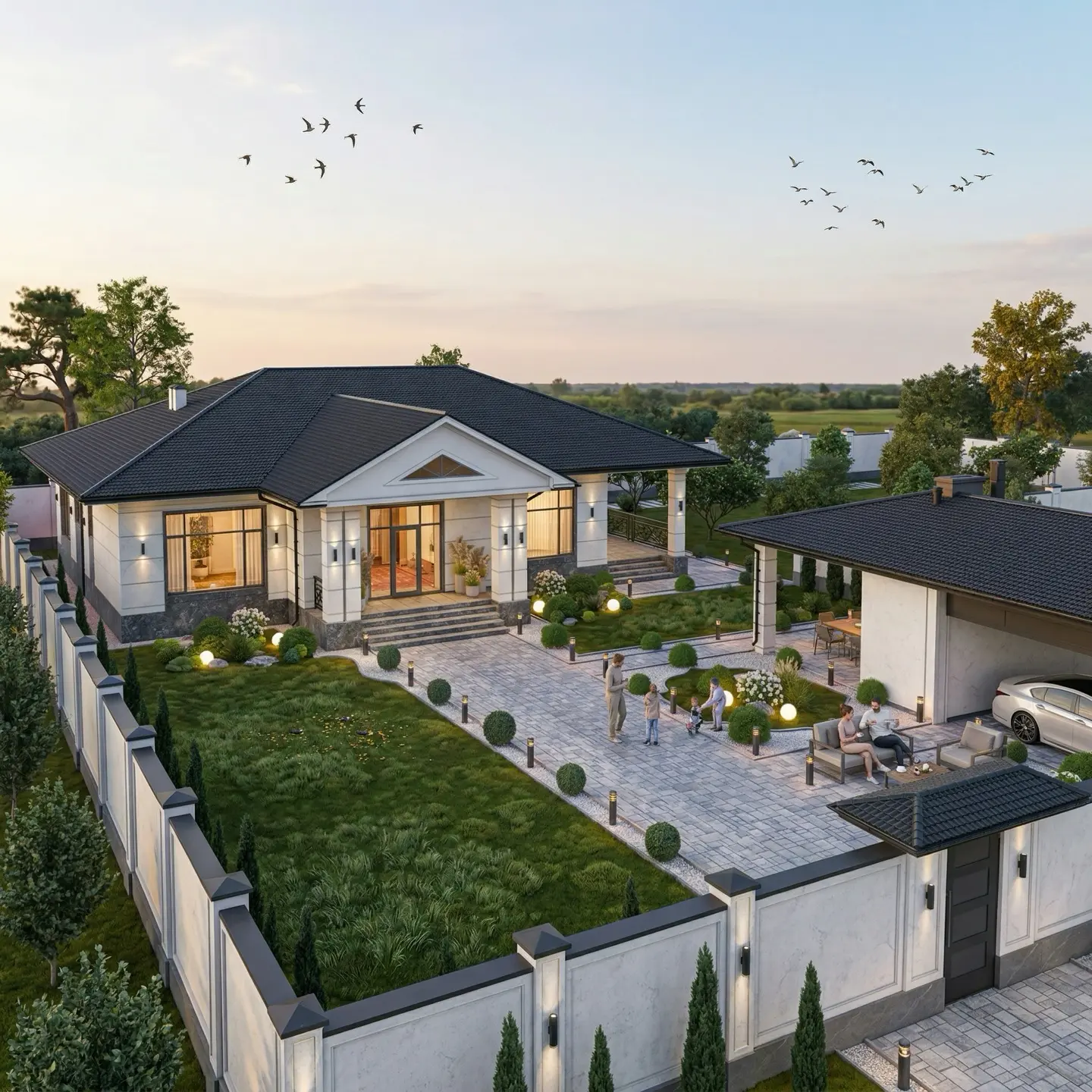 Exquisite 3-Bedroom  Bungalow – Modern Elegance with Designer Lighting - Image 4