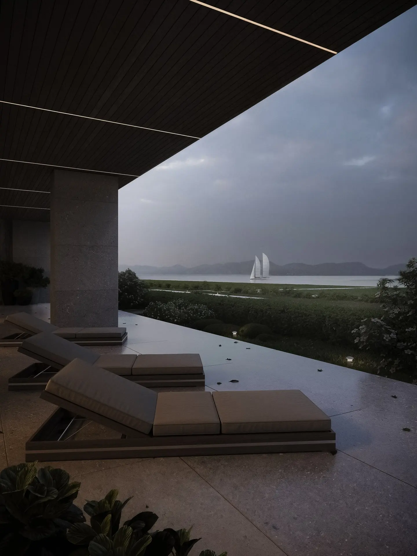 6-Bedroom Architectural Marvel with Lush Gardens & Infinity Pool - Image 3