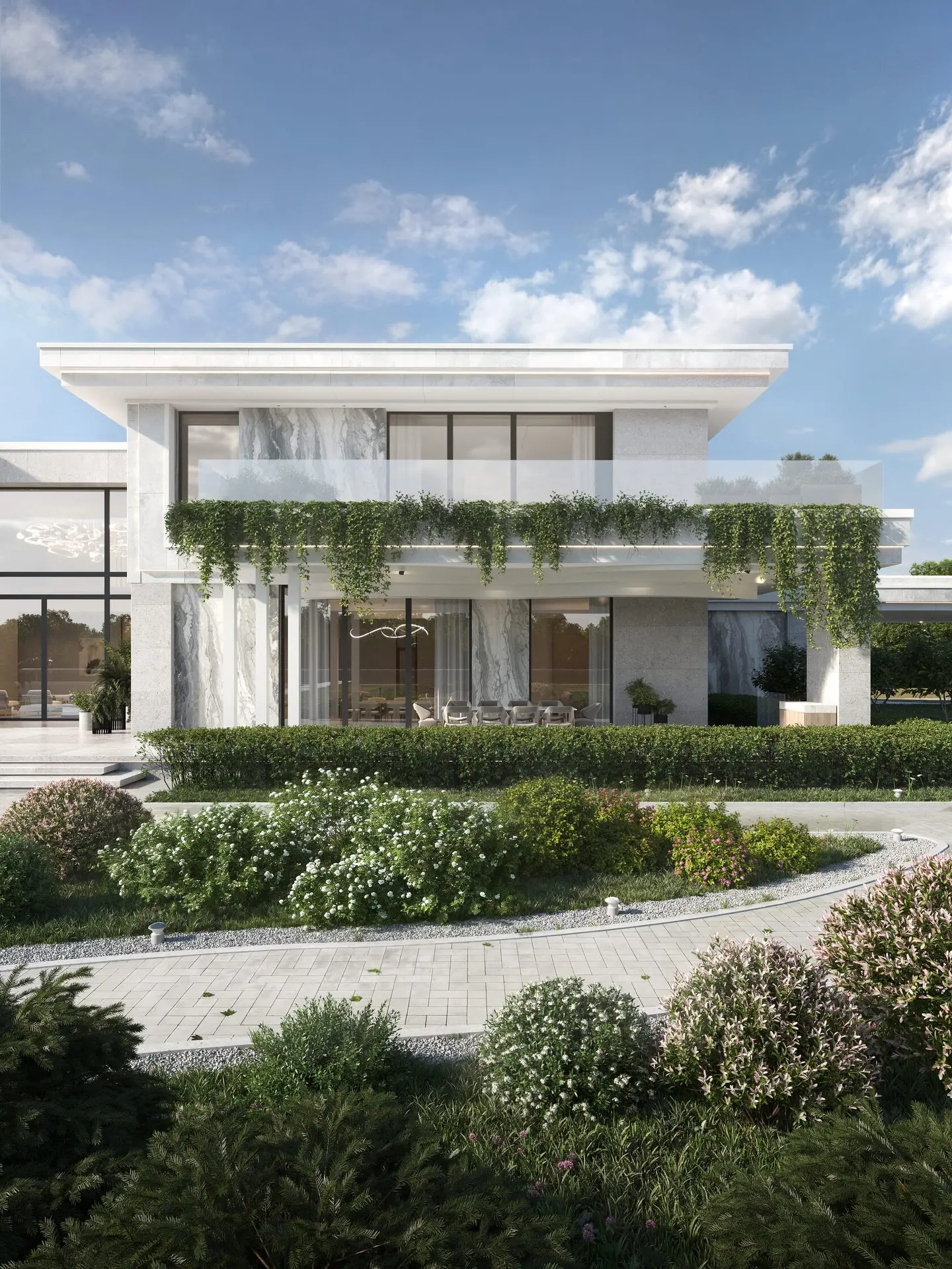 6-Bedroom Architectural Marvel with Lush Gardens & Infinity Pool - Image 5
