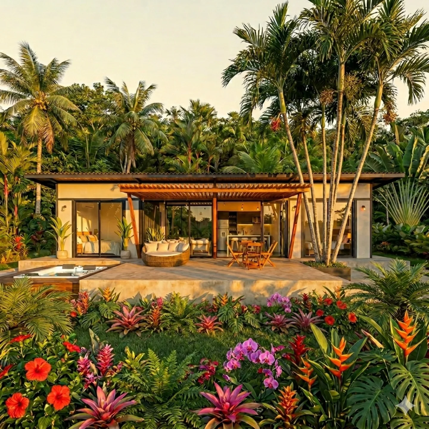 Tropical 2-Bedroom Luxury Bungalow – Your Private Resort Sanctuary