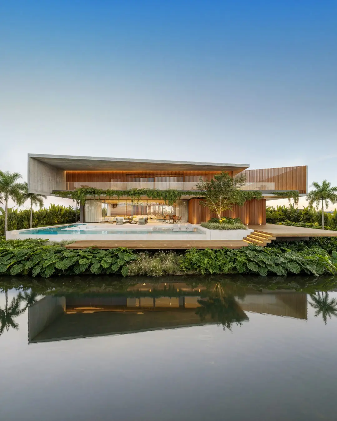 5-Bedroom Lakeside Masterpiece with Infinity Pool & Private Deck
