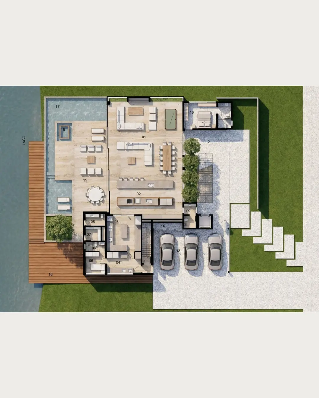 5-Bedroom Lakeside Masterpiece with Infinity Pool & Private Deck - Image 3