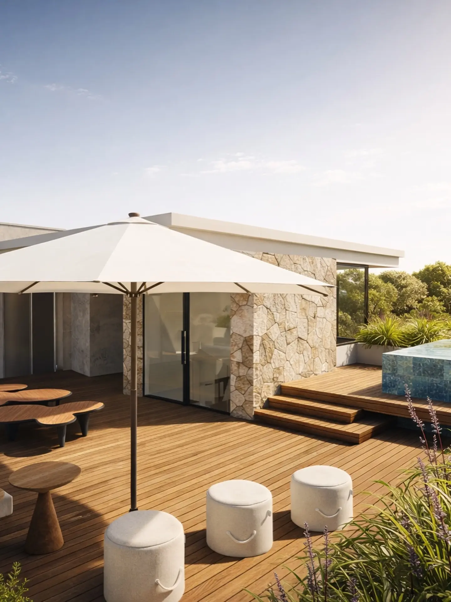 Luxury 5-Bedroom Eco-Triplex with Signature Stone & Timber Design - Image 5