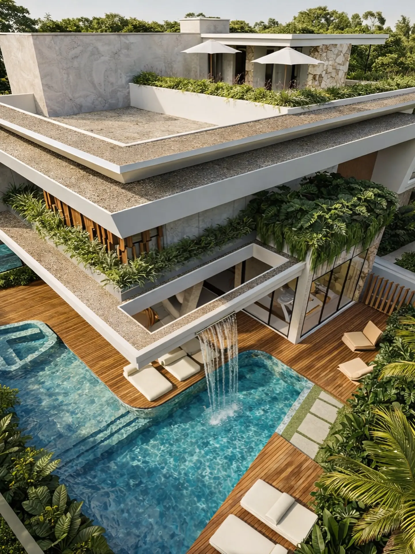 Luxury 5-Bedroom Eco-Triplex with Signature Stone & Timber Design - Image 6