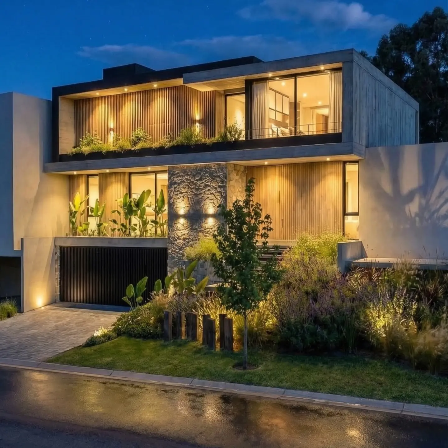 5-Bedroom Modern Duplex with Designer Landscaping & Secure Garage - Image 3