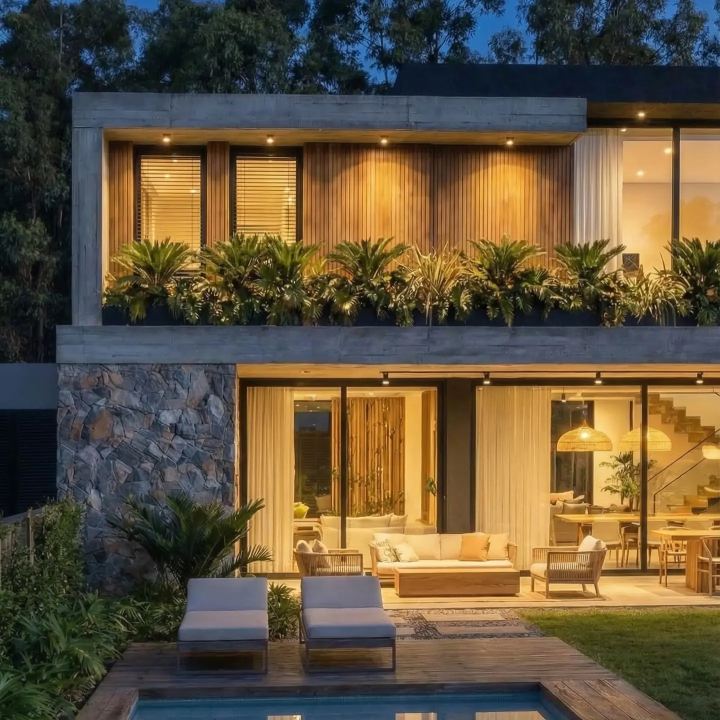 5-Bedroom Modern Duplex with Designer Landscaping & Secure Garage - Image 5