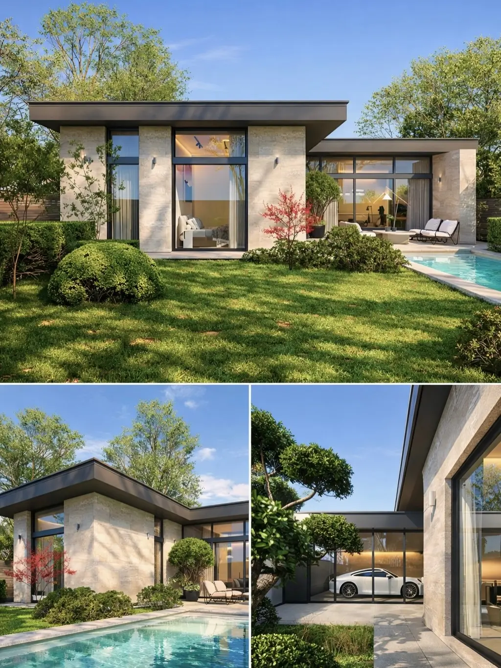 3-Bedroom Family Retreat with Floor-to-Ceiling Glass Walls - Image 2