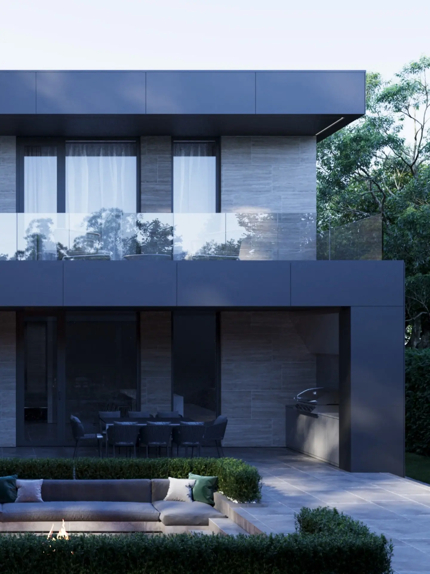 4-Bedroom Duplex with Private Terrace & Sleek Stone Finish - Image 5