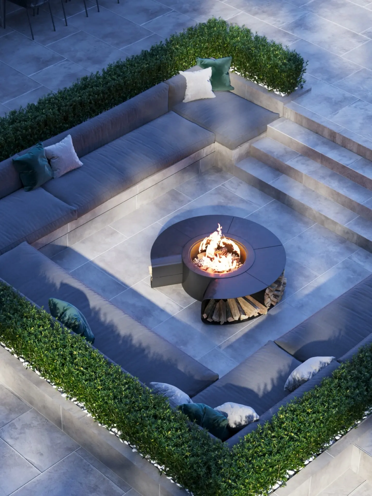 4-Bedroom Duplex with Private Terrace & Sleek Stone Finish - Image 7
