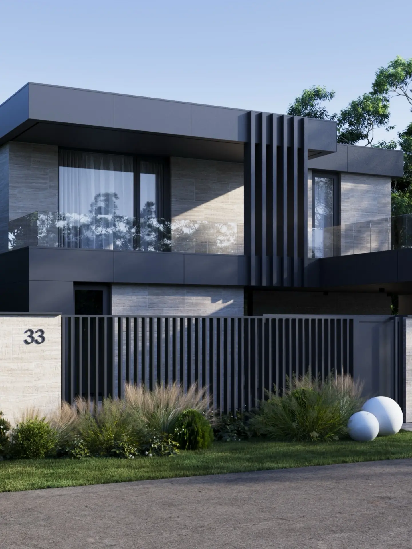 4-Bedroom Duplex with Private Terrace & Sleek Stone Finish - Image 8